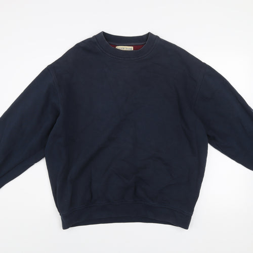 Country Trader Men's Blue L Pullover Crew Neck Sweatshirt