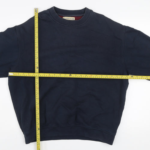 Country Trader Men's Blue L Pullover Crew Neck Sweatshirt