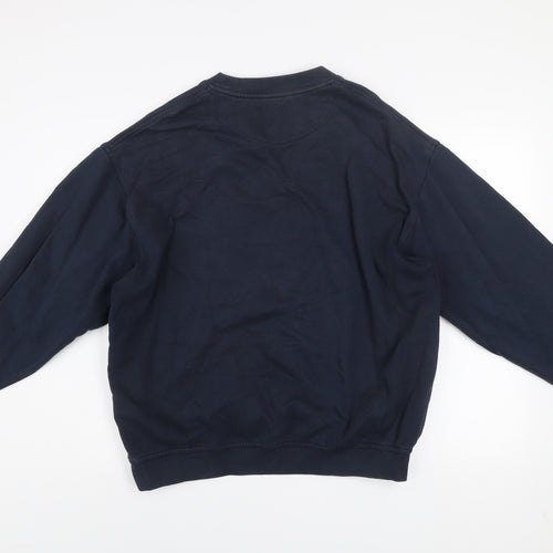 Country Trader Men's Blue L Pullover Crew Neck Sweatshirt