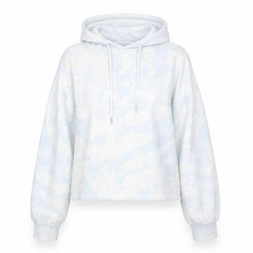 Violet Romance Women's Blue Tie-Dye Pullover Hoodie UK 12 100% Cotton