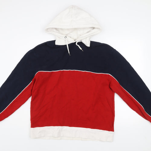 Topman Men's Multicoloured M Basic Colourblock Hooded Jacket