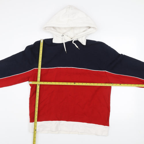 Topman Men's Multicoloured M Basic Colourblock Hooded Jacket