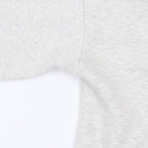 Boohoo Men’s Grey S Basic Full Zip Hoodie Jacket