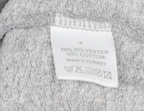 Jack Wills Mens Grey XL Pullover Hoodie Sweatshirt Regular Fit