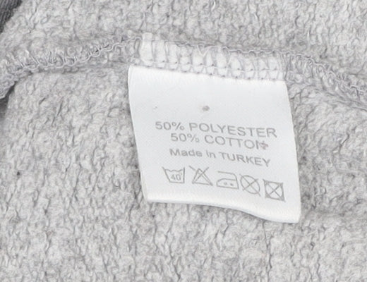 Jack Wills Mens Grey XL Pullover Hoodie Sweatshirt Regular Fit