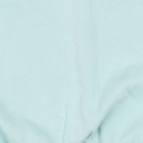 Damart Women’s Mint Green Cotton Blend Pullover Sweatshirt Size 20/22