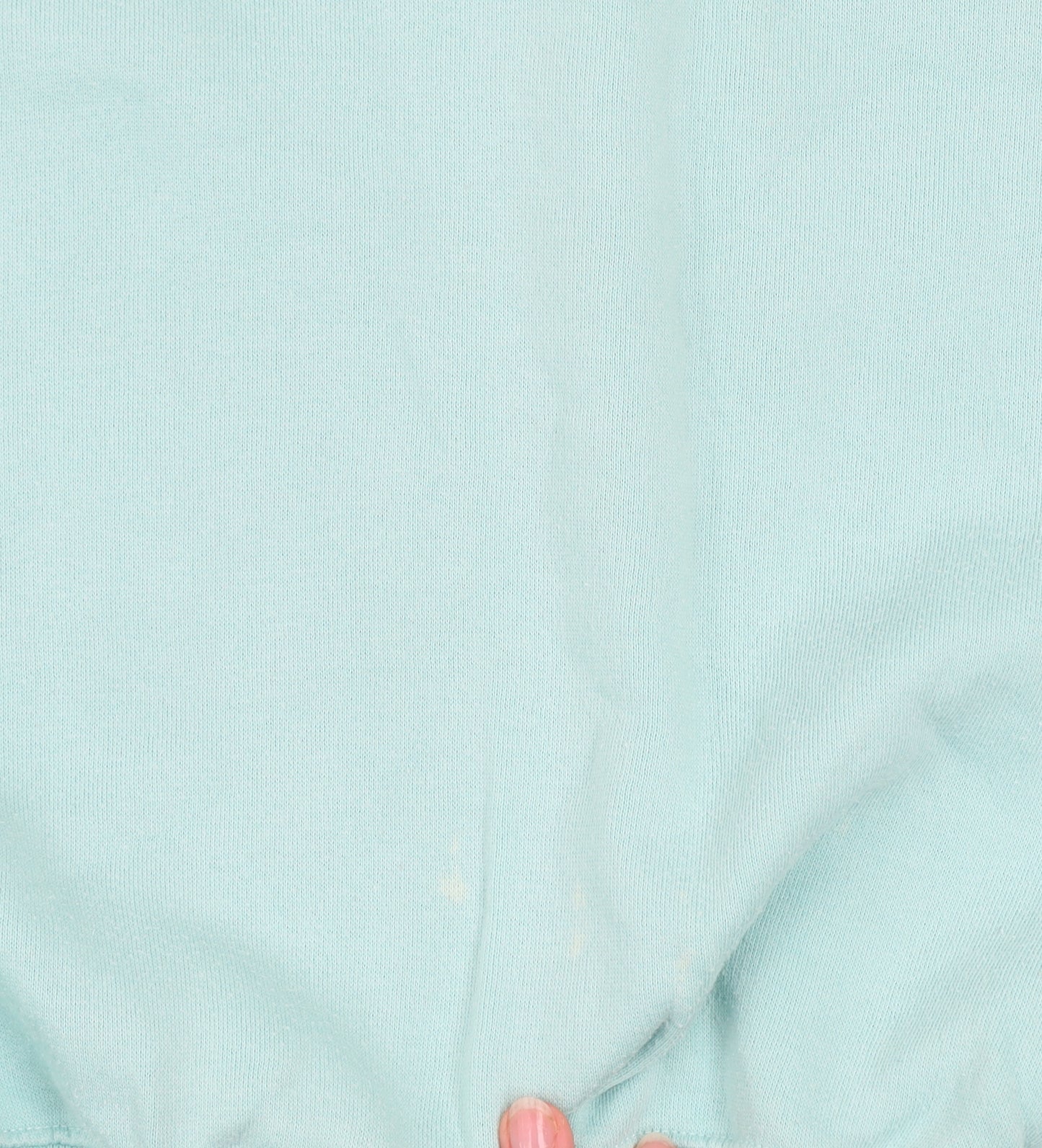 Damart Women’s Mint Green Cotton Blend Pullover Sweatshirt Size 20/22