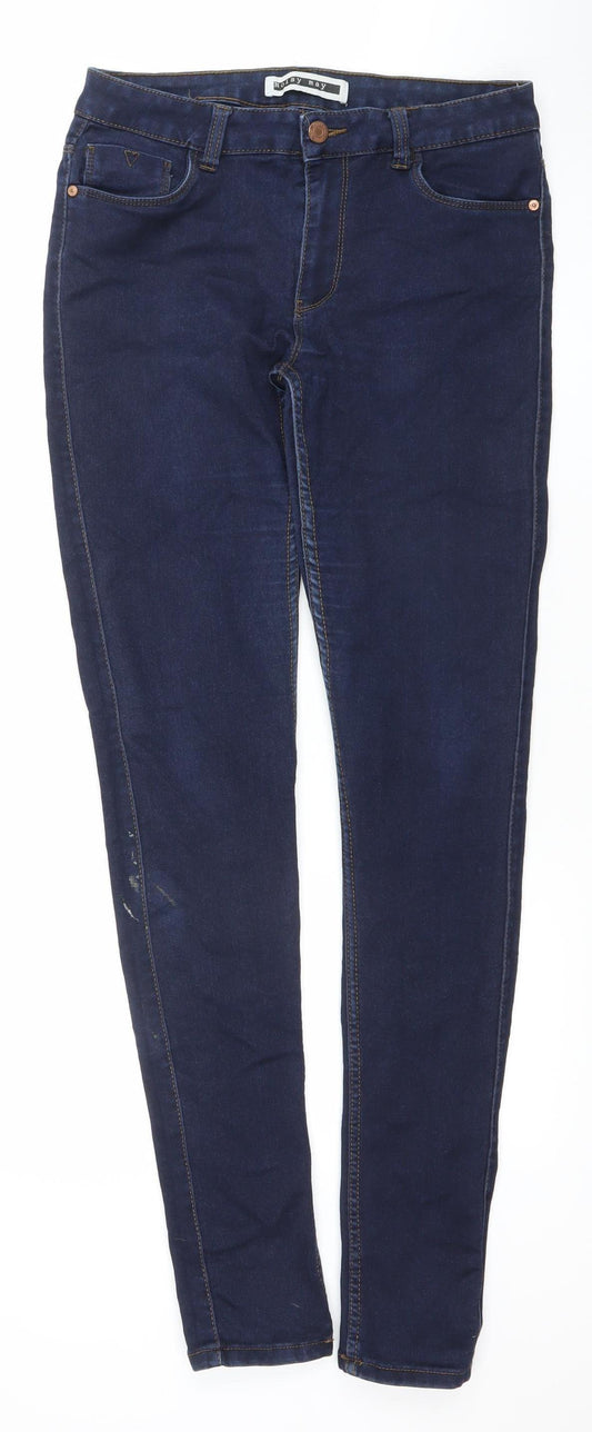 Noisy May Women’s Blue Slim Fit Jegging Jeans Size M