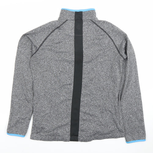 O'Neill Women's Grey 1/4 Zip Pullover Long Sleeve Sweatshirt Size S