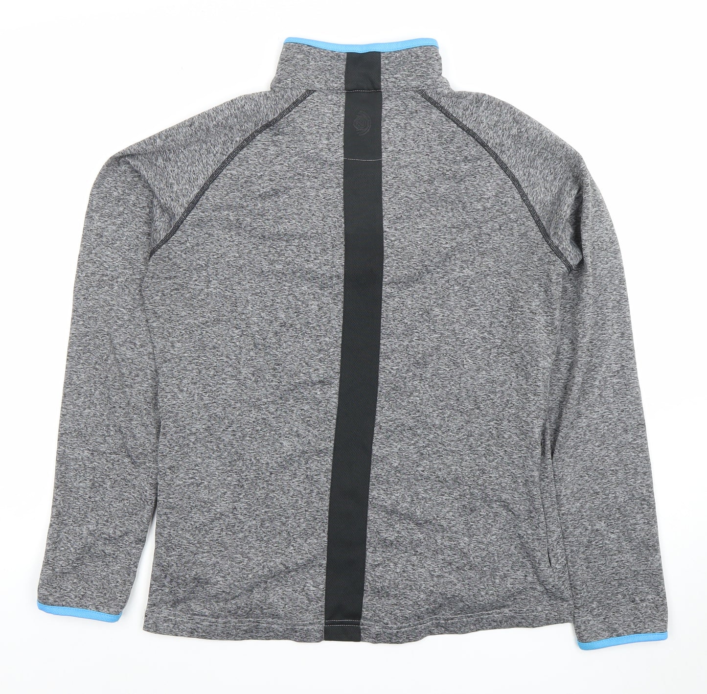 O'Neill Women's Grey 1/4 Zip Pullover Long Sleeve Sweatshirt Size S
