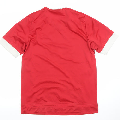 Adidas Men’s Red Manchester United Football Jersey Shirt S