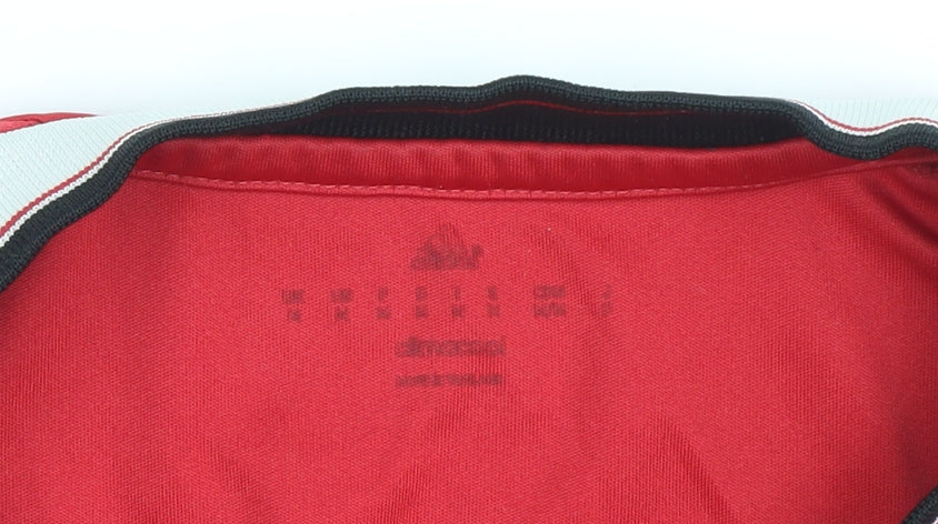 Adidas Men’s Red Manchester United Football Jersey Shirt S