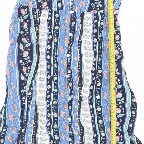 Springfield Women’s Multicoloured Paisley Midi Bohemian Dress Size 14