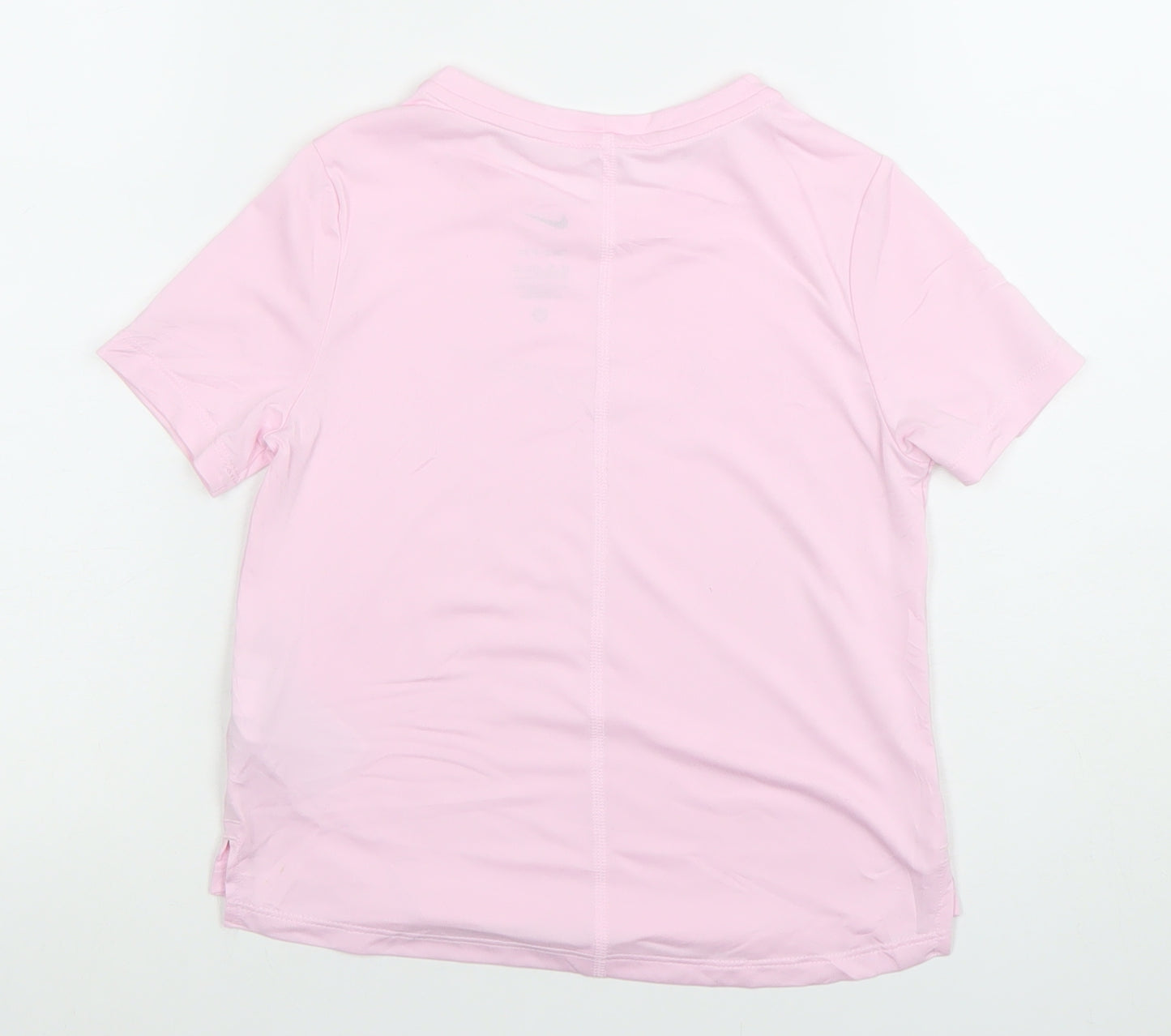 Nike Girls Pink Dri-Fit Short Sleeve Activewear T-Shirt XS