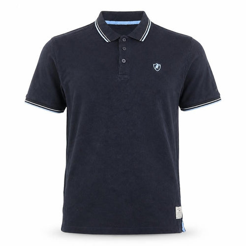Croxley Men's Black Cotton Polo Shirt Size S Classic Fit