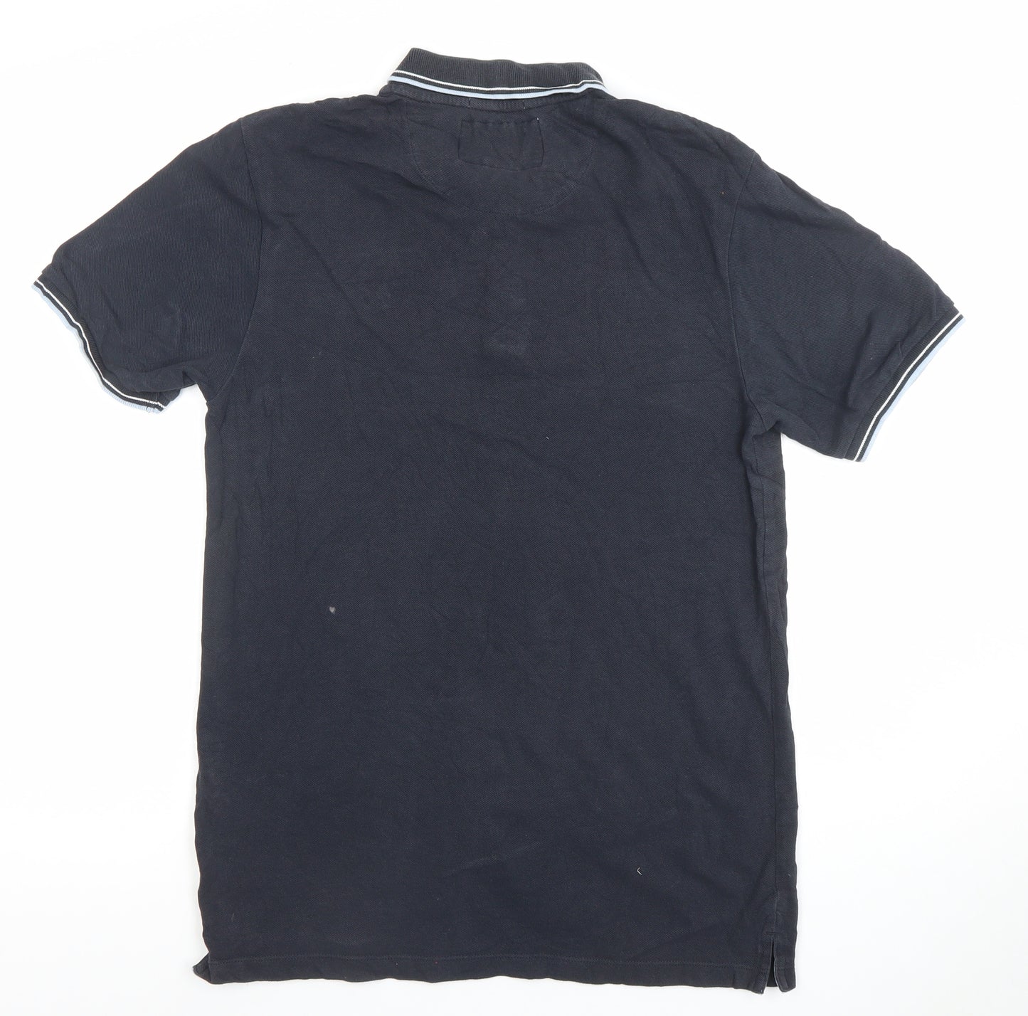 Croxley Men's Black Cotton Polo Shirt Size S Classic Fit