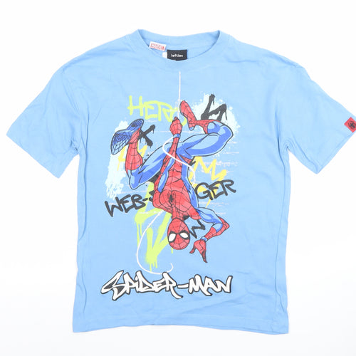 Marvel Lefties Boys Blue Spider-Man Graphic Short Sleeve T-Shirt 9-10 Years