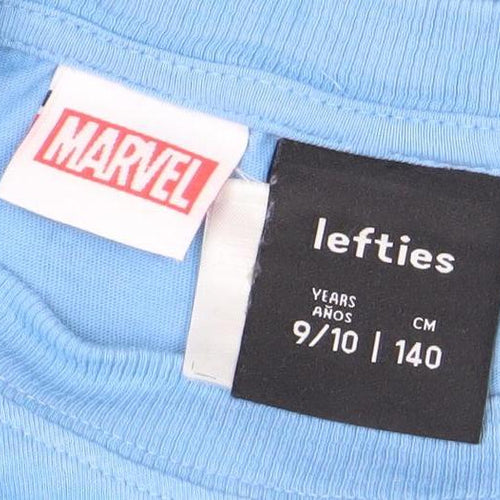 Marvel Lefties Boys Blue Spider-Man Graphic Short Sleeve T-Shirt 9-10 Years