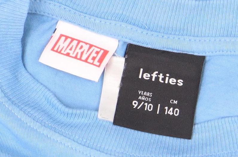 Marvel Lefties Boys Blue Spider-Man Graphic Short Sleeve T-Shirt 9-10 Years