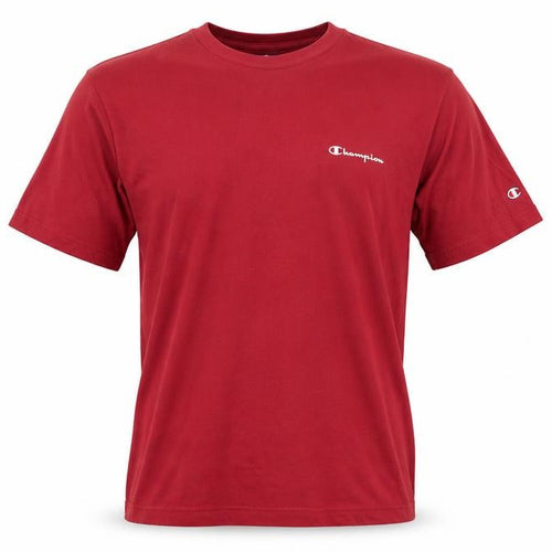 Champion Men's Red Crew Neck Short Sleeve T-Shirt Size L