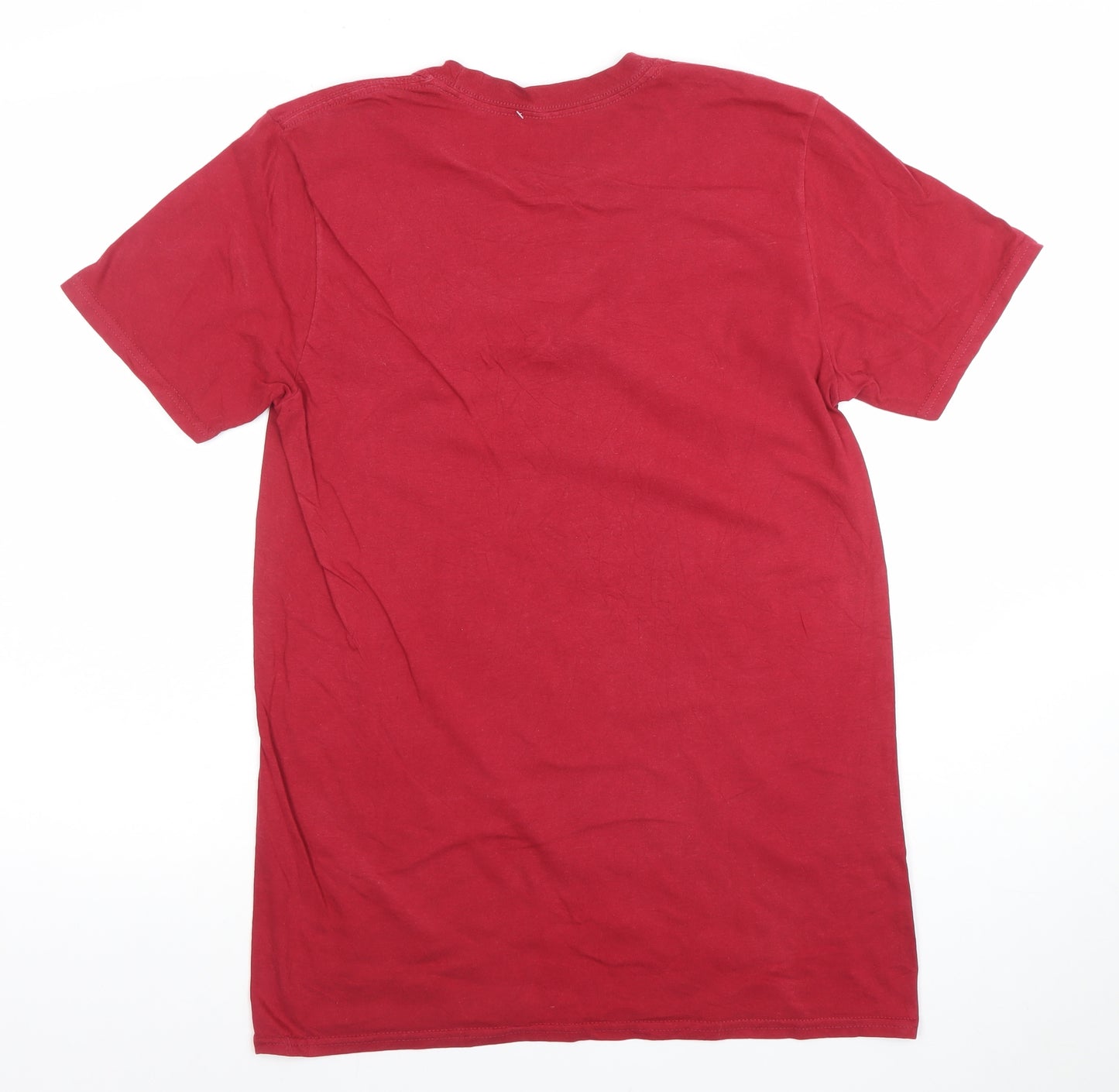 Harry Potter Men’s Red Gryffindor Quidditch T-Shirt Medium Cotton