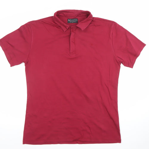 Tailored Athlete Men's Red XL Cotton Mercersied Polo Shirt