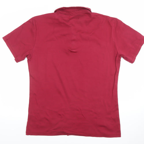 Tailored Athlete Men's Red XL Cotton Mercersied Polo Shirt