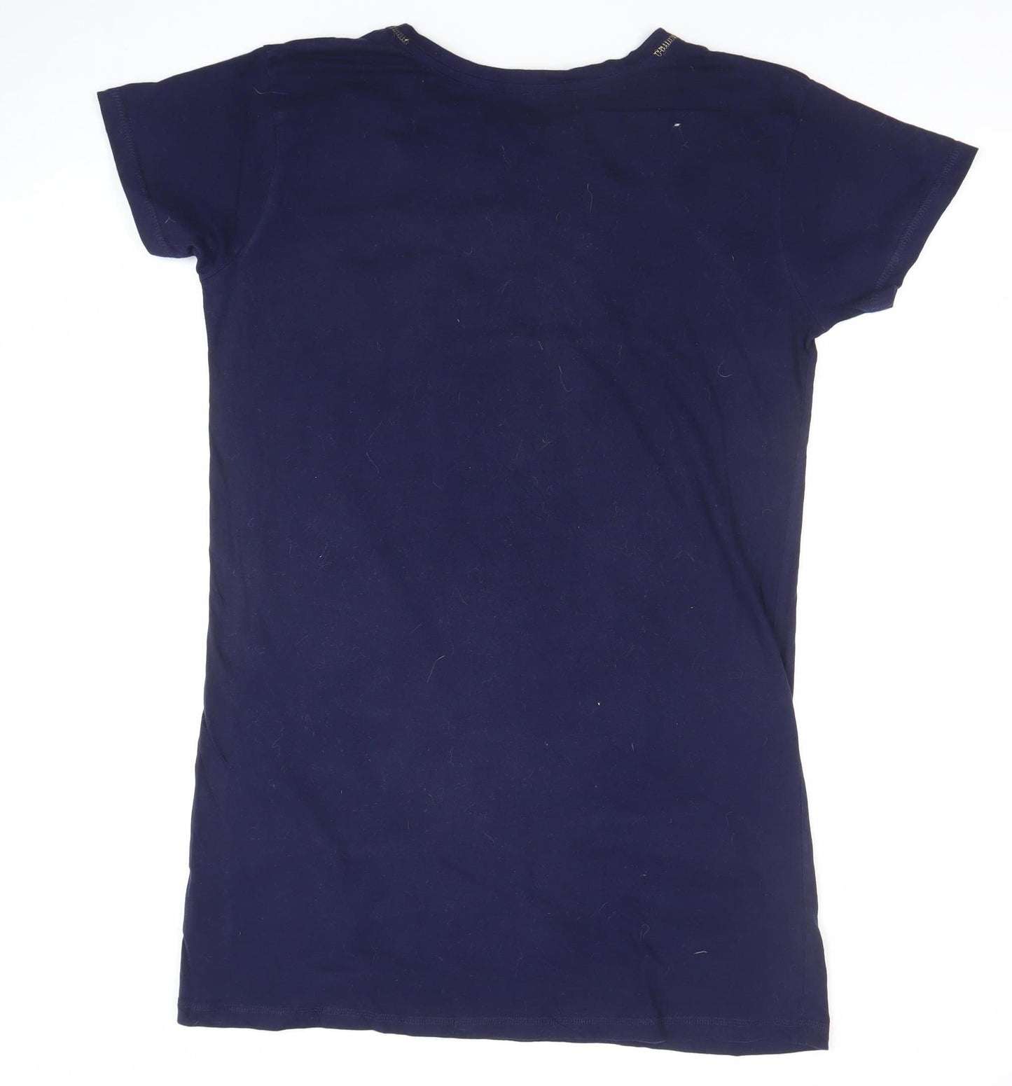 Harry Potter Womens Blue Glitter Hogwarts Nightshirt Size 10-12