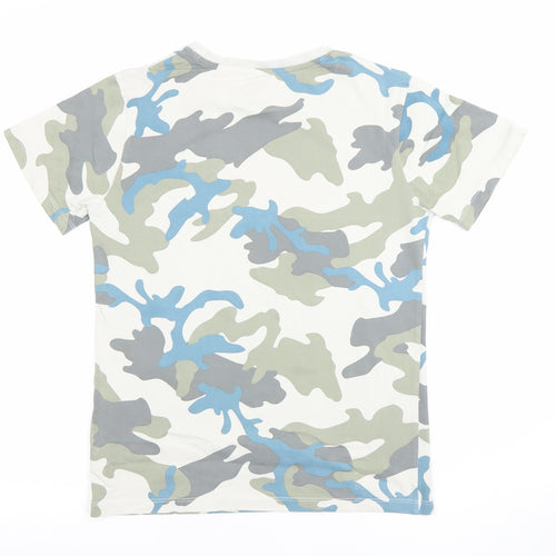 Next Boys Multicoloured Camouflage Cotton T-Shirt 11 Years Short Sleeve