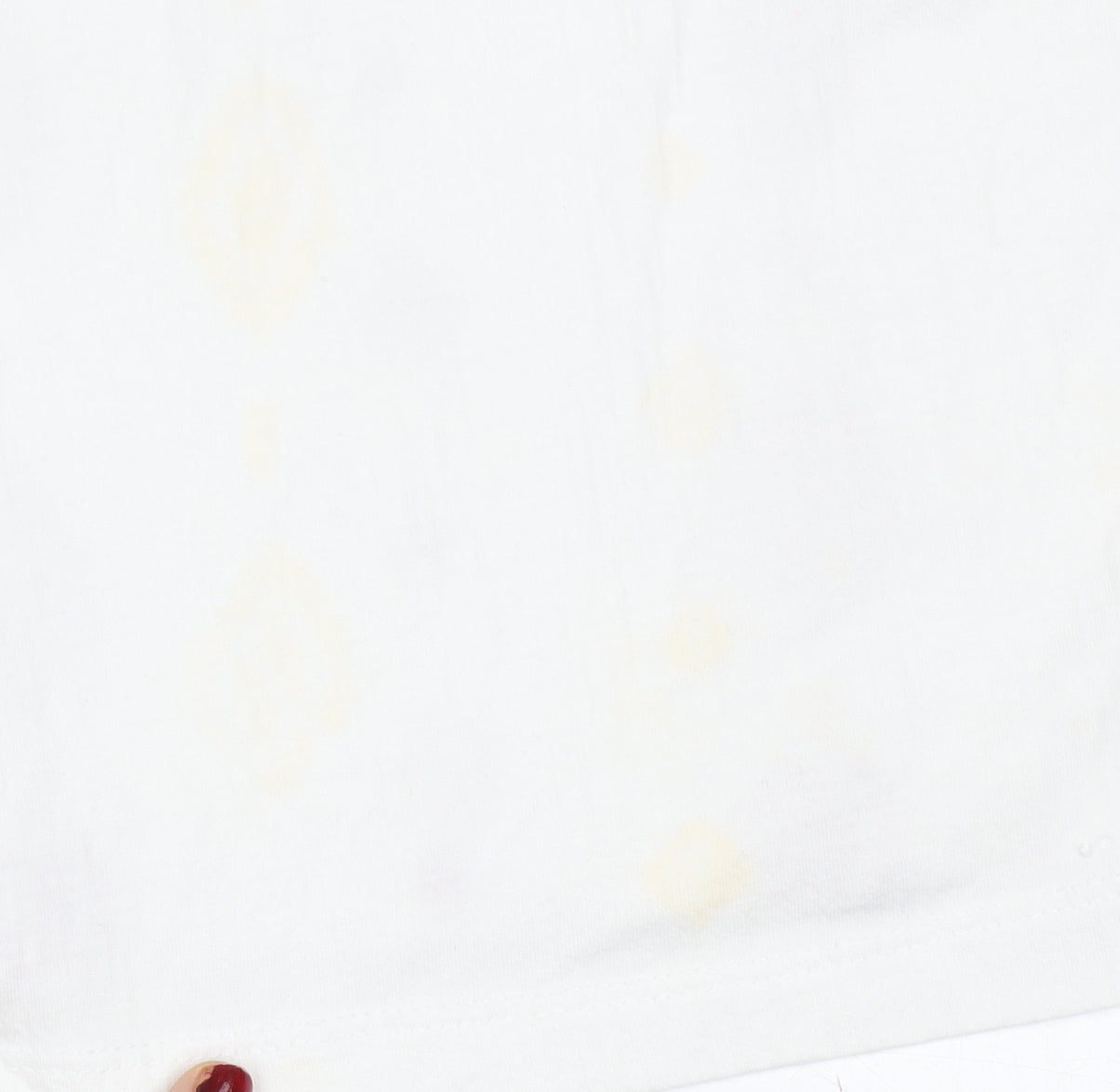 DNMX Womens White Pink Embroidered Boho Tassel Peasant Blouse M