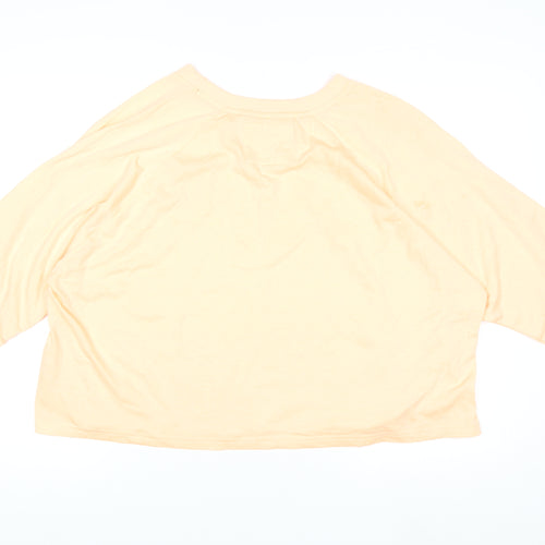 FRIENDS TV Show Women's Beige Central Perk Pullover Sweatshirt L