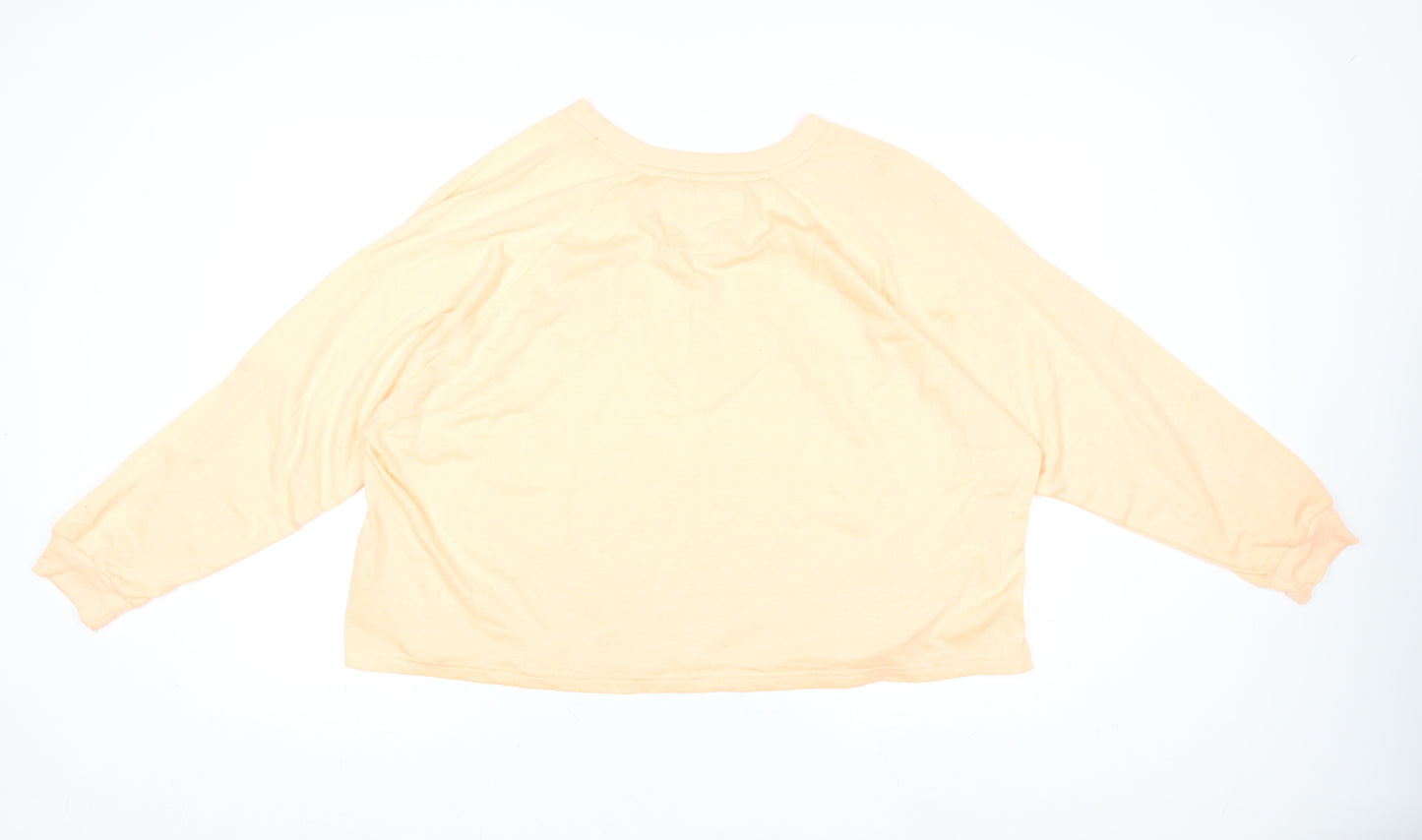 FRIENDS TV Show Women's Beige Central Perk Pullover Sweatshirt L