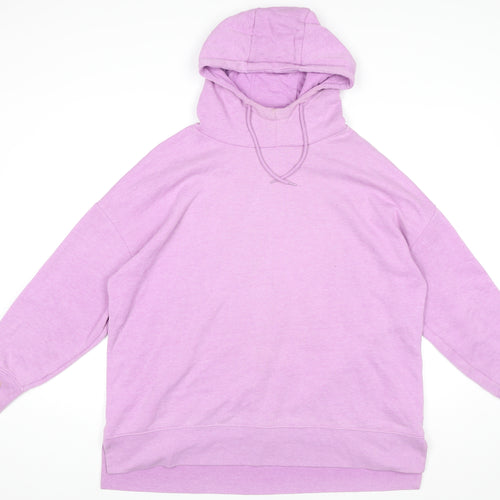 Dunnes Women’s Pink Pullover Hoodie Size L Cotton Blend
