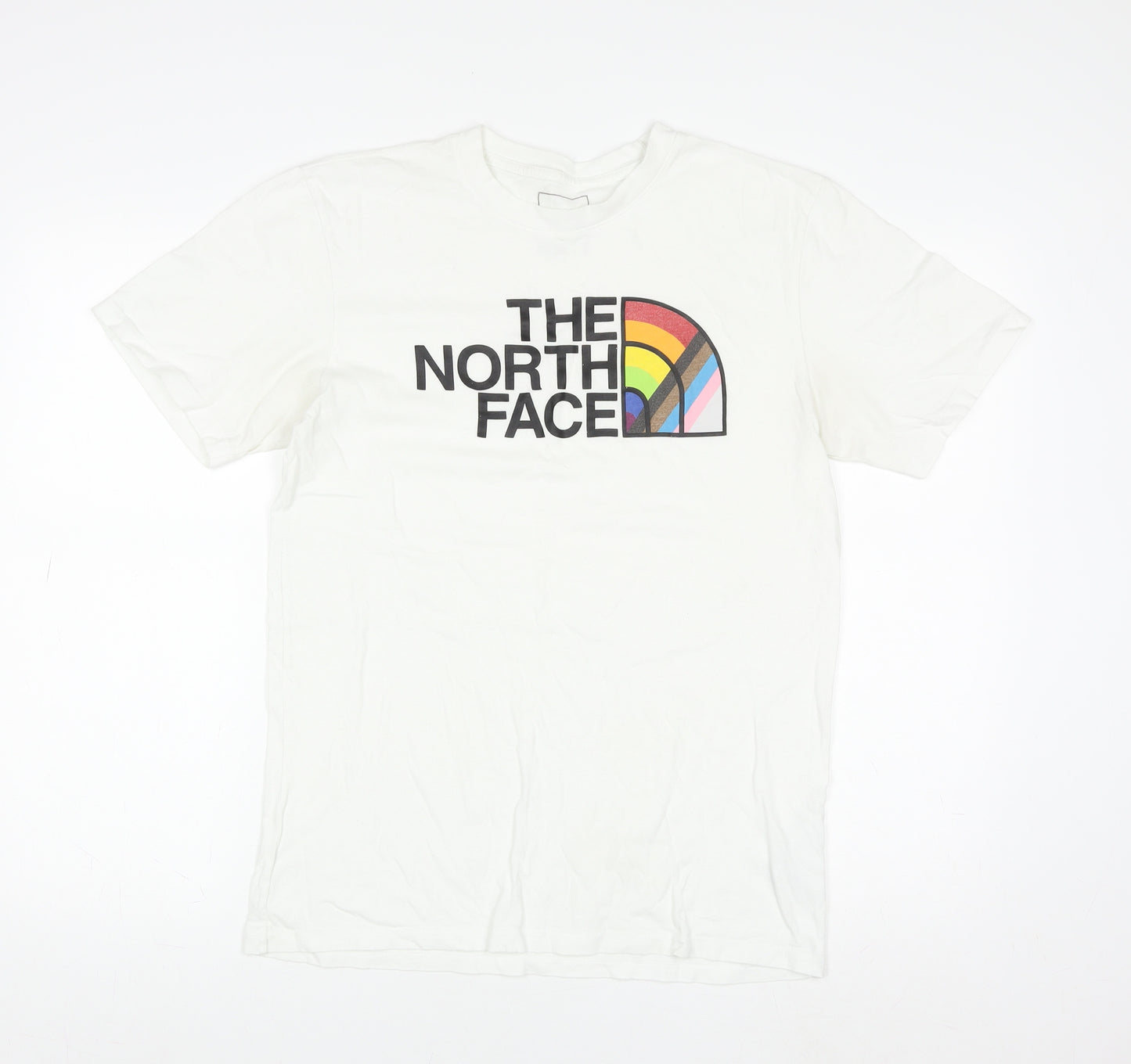 The North Face Men's White Small Logo Graphic T-Shirt