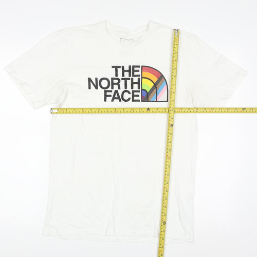 The North Face Men's White Small Logo Graphic T-Shirt