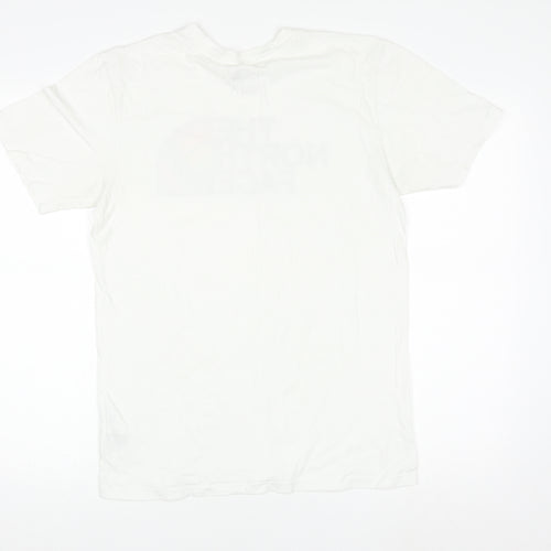 The North Face Men's White Small Logo Graphic T-Shirt