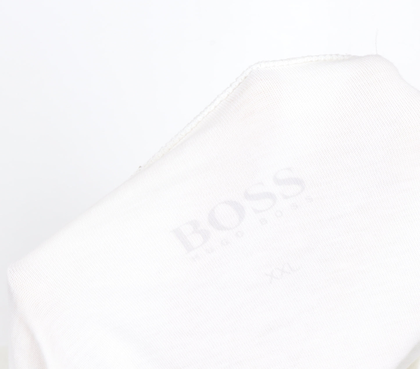 Hugo Boss Men's White 2XL Regular Fit Cotton Crew Neck T-Shirt