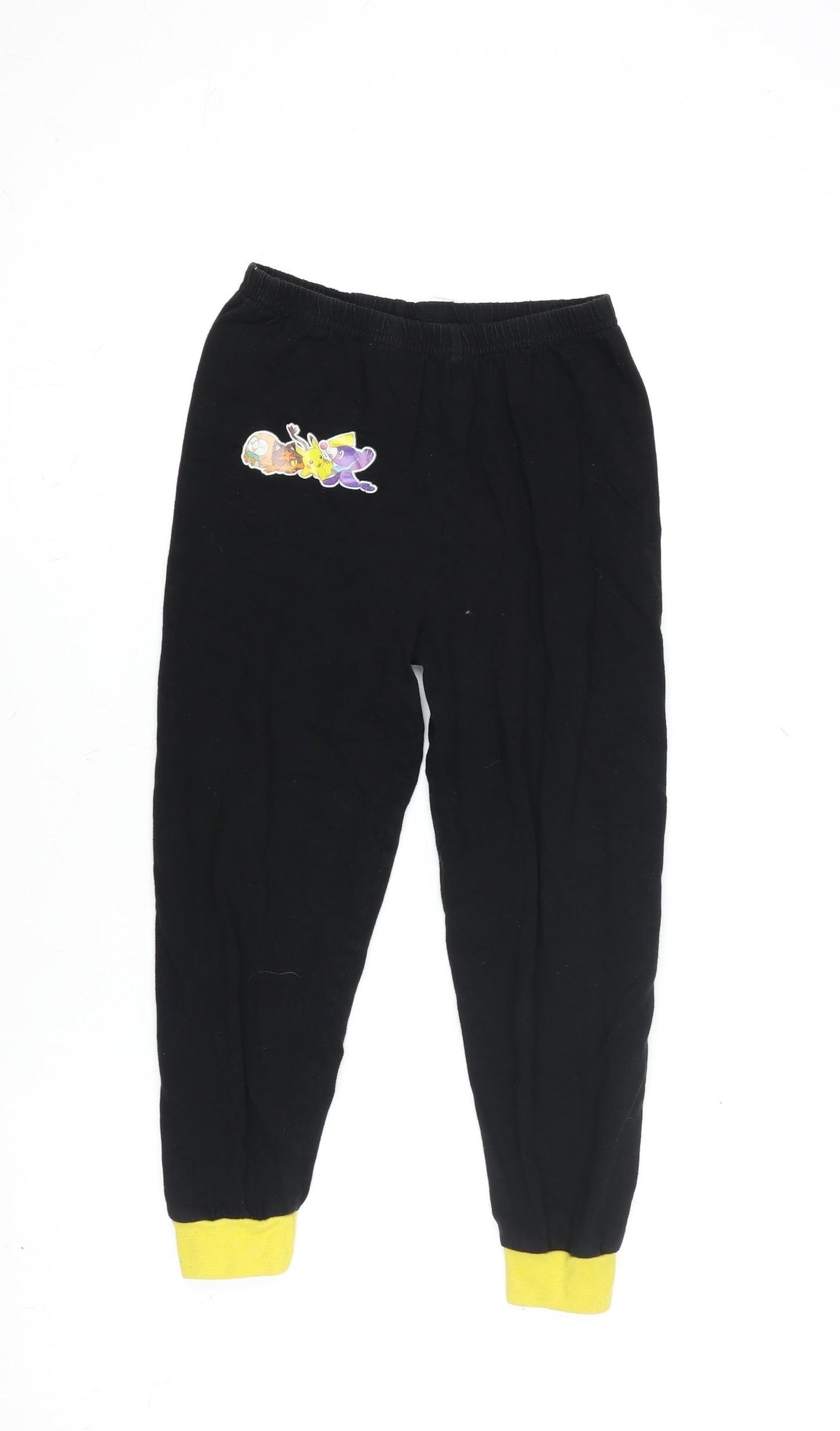 Character.com Boys Black Looney Tunes Jogger Trousers 7-8 Years 100% Cotton