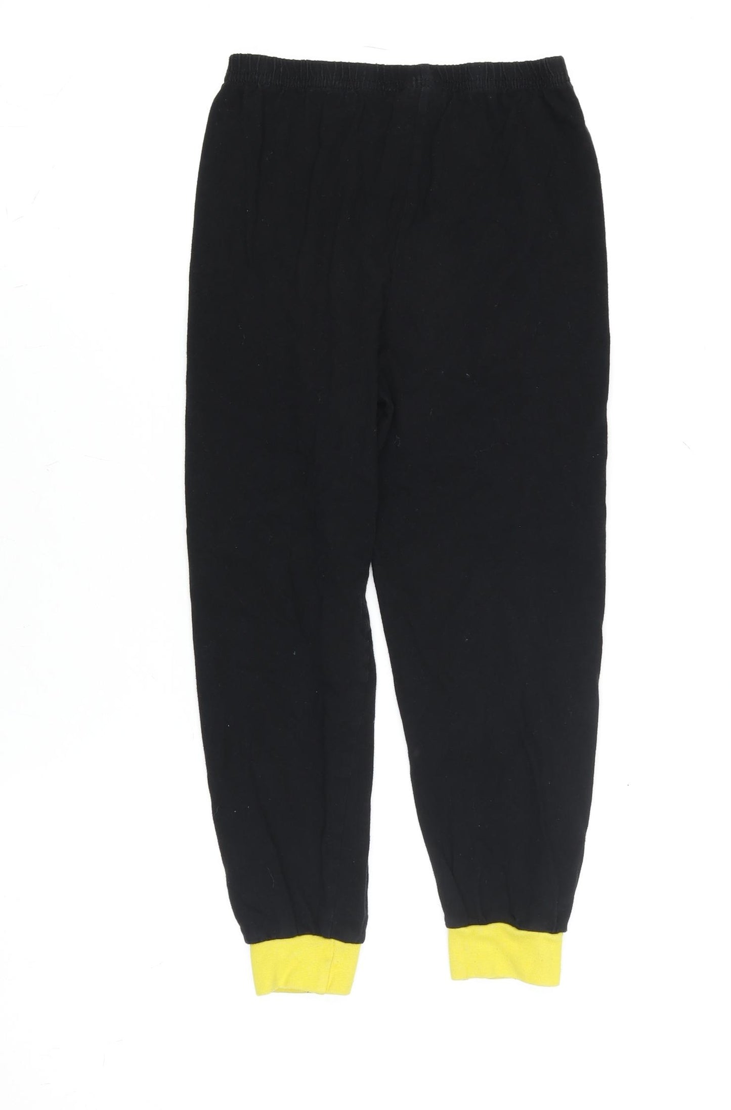 Character.com Boys Black Looney Tunes Jogger Trousers 7-8 Years 100% Cotton