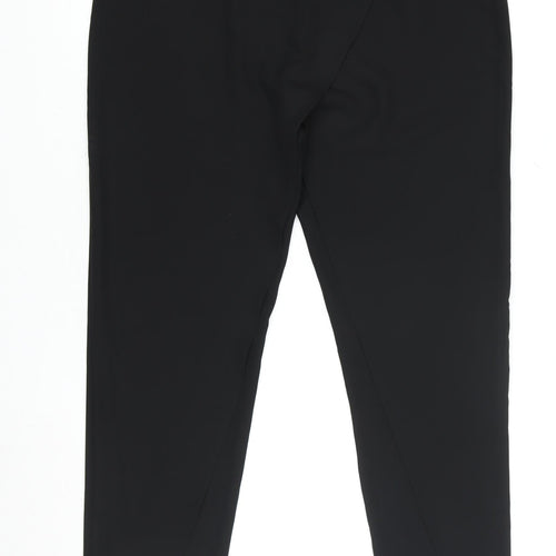 ÂME Womens Black Slim Fit Stretch Polyester Leggings M