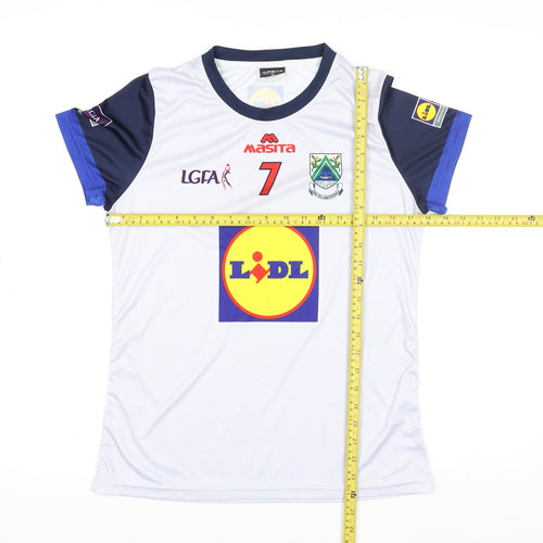 Masita Men's White Football Jersey T-Shirt Size 14 Athletic Fit