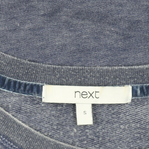 Next Women Blue Chicago Illinois Graphic Pullover Sweatshirt Size S
