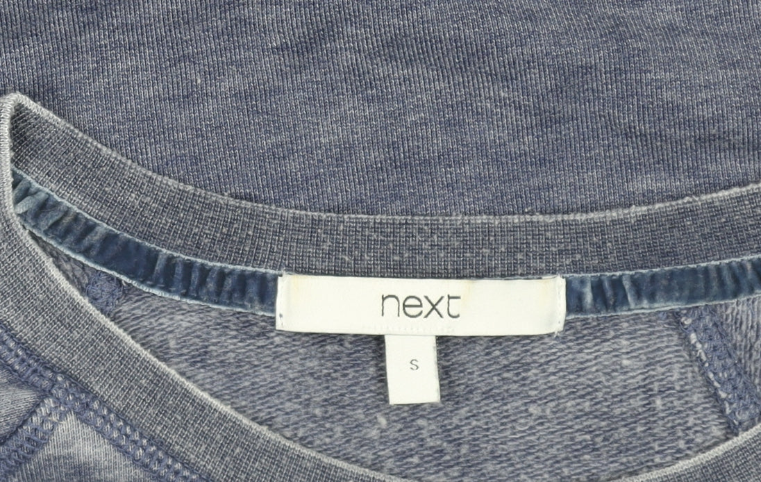 Next Women Blue Chicago Illinois Graphic Pullover Sweatshirt Size S