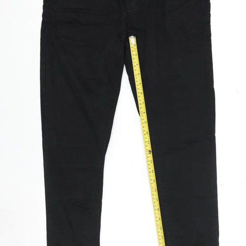 ZARA Men Black Slim Skinny Jeans Size 30 Dark Wash Denim