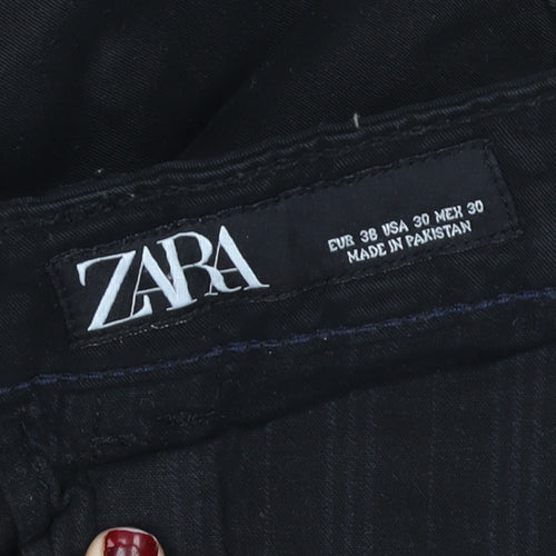 ZARA Men Black Slim Skinny Jeans Size 30 Dark Wash Denim