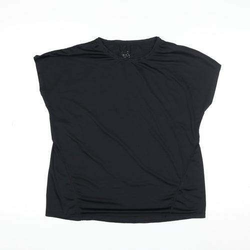 Workout Men’s Black Athletic Fit Gym T-Shirt Size S