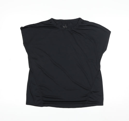 Workout Men’s Black Athletic Fit Gym T-Shirt Size S