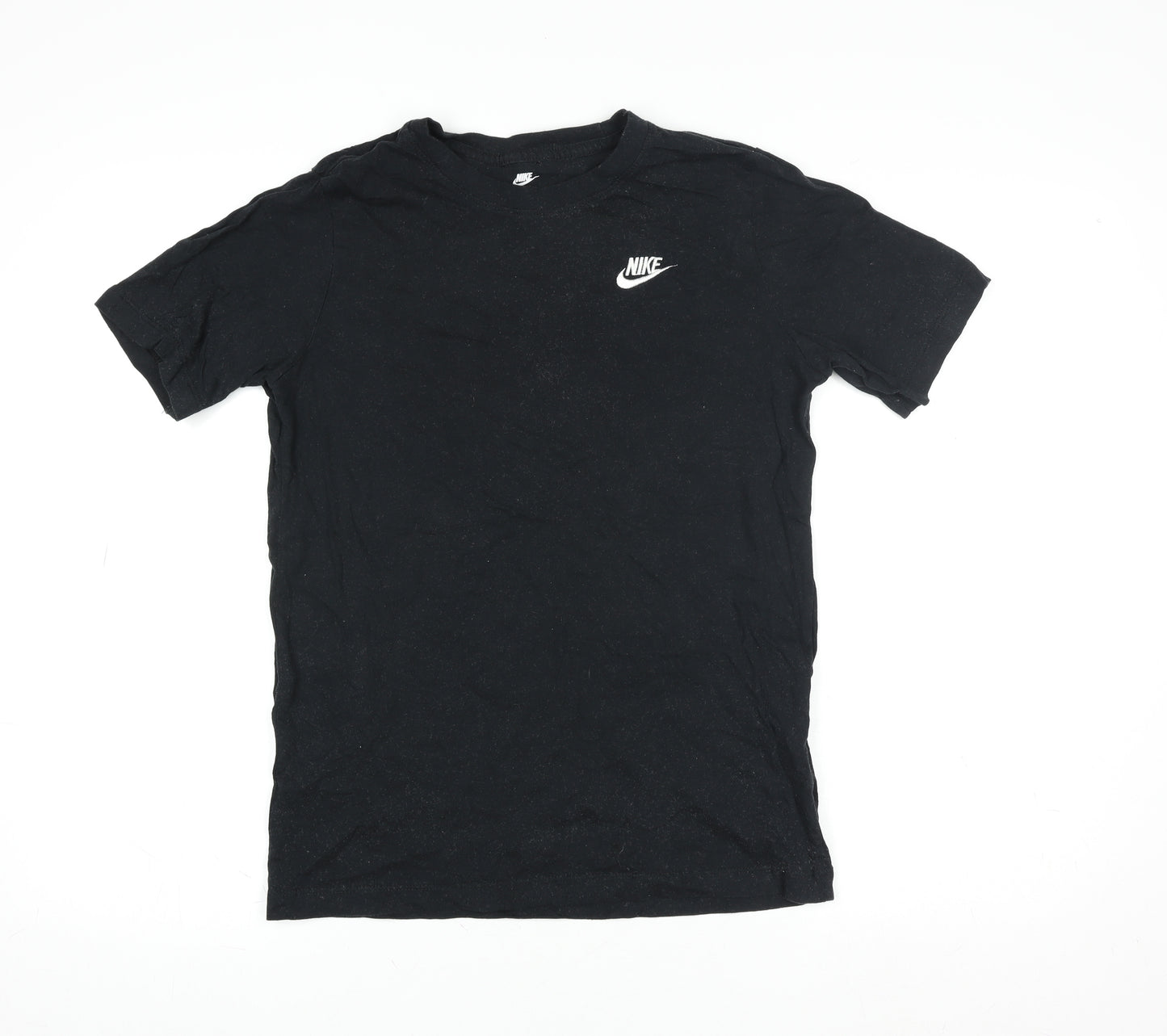 Nike Men Black XL Short Sleeve Cotton Crew Neck T-Shirt