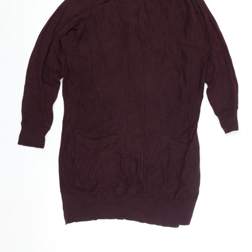 Dunnes Women’s Burgundy Long Sleeve Knit Tunic Size 12