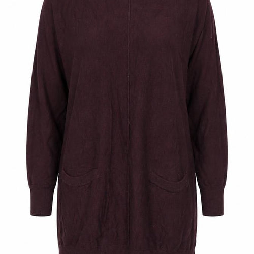 Dunnes Women’s Burgundy Long Sleeve Knit Tunic Size 12